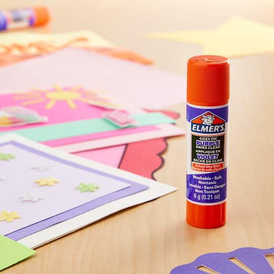8 Packs: 12 ct. (96 total) Elmer's® Purple School Glue Sticks